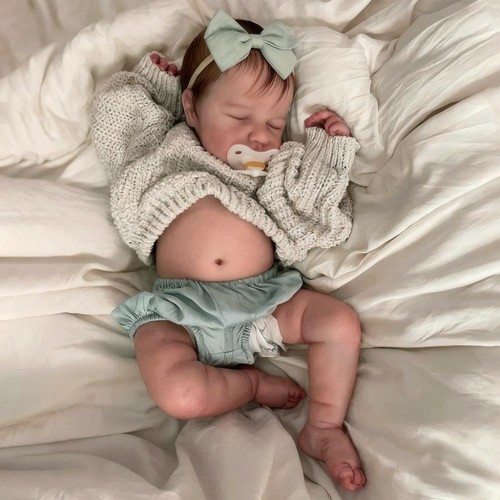 Bambola bebe reborn bambina - bambina, 50