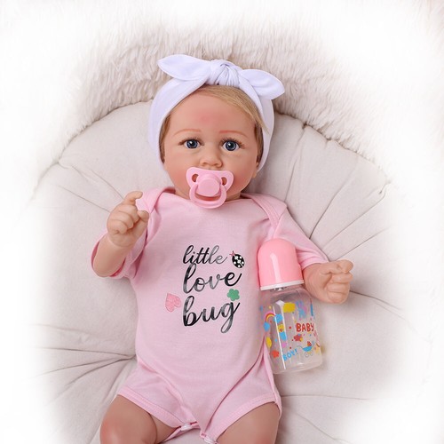 Bambola reborn silicone cm - reborn, 55