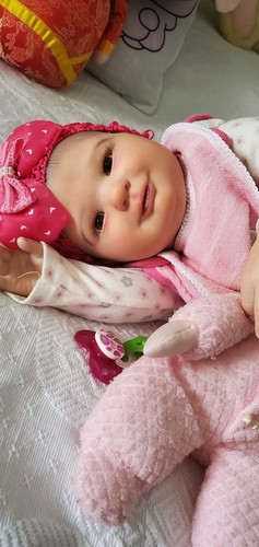 Bambola reborn dipinta mano - , a