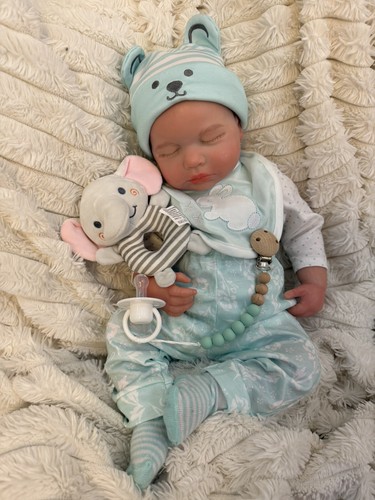 Bambola reborn baby boy 100 - boy, 100%